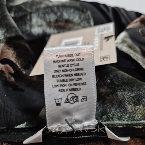 John Mark Women's Tunic Top Blouse Boxy Size Large - XL Boho Floral Black (18) - Picture 11 of 13